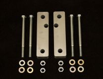 RA21 chassis Front Frame Spacers, 1.0" Aluminum with bolts